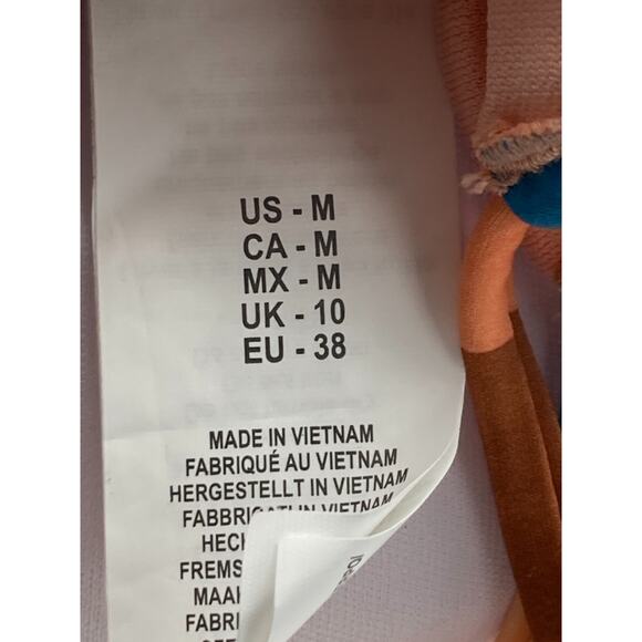 LUCKY BRAND Women's Bandeau Hipster Bikini Swimsuit Top sz M Medium - Picture 3 of 11